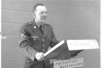 review journal com Pvt. Charles Paul Conner, military policeman, late 1950s. (Courtesy Lynne Mowers)