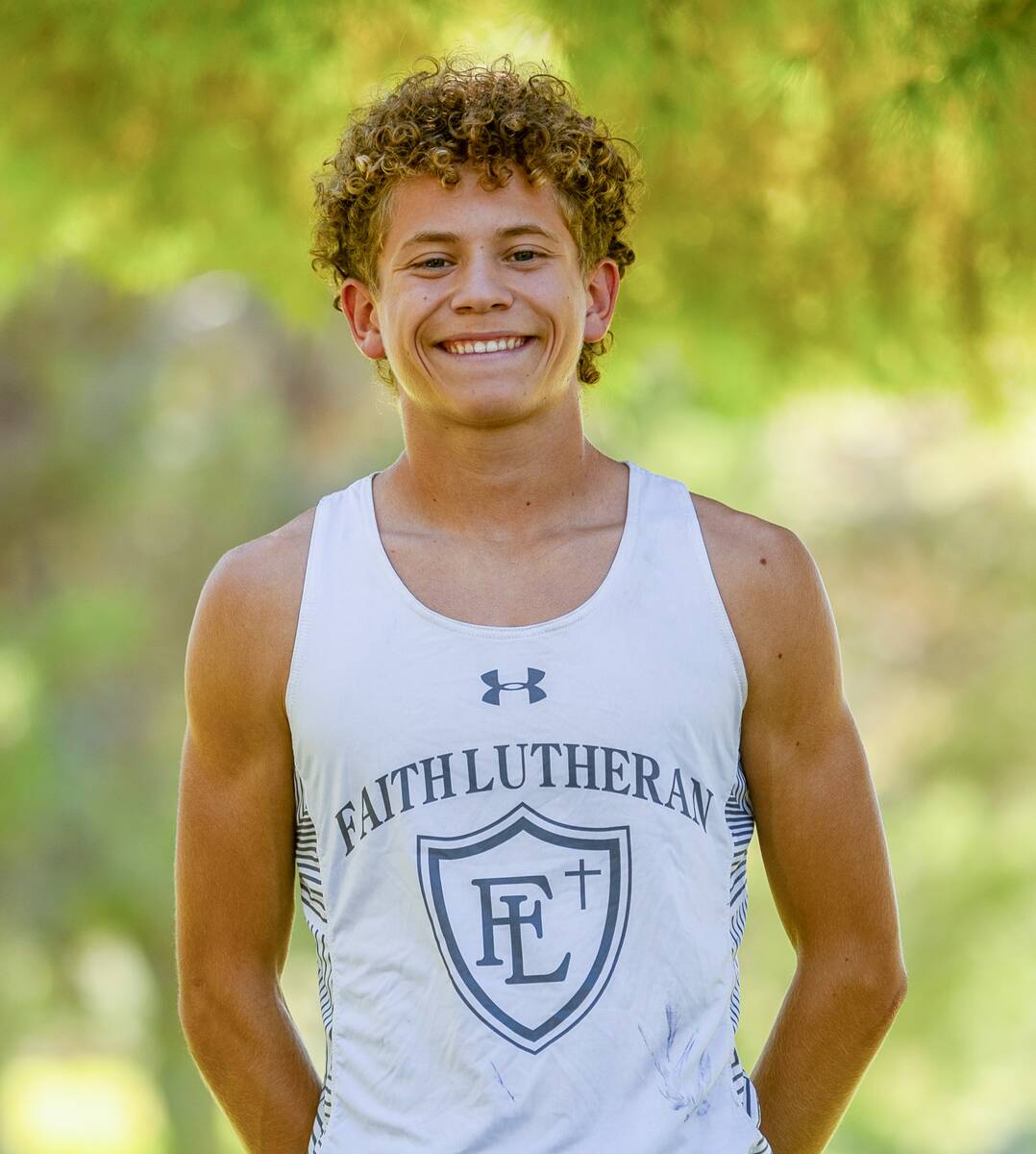 Faith Lutheran's Logan Scott is a member of the Nevada Preps All-Southern Nevada boys cross cou ...