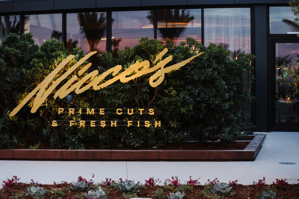 Nicco’s Prime Cuts & Fresh Fish, a “chic steakhouse dining experience,&#x201d ...