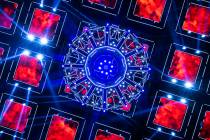 A look at the Mothership light effect at Zouk Nightclub at Resorts World Las Vegas. (Resorts Wo ...