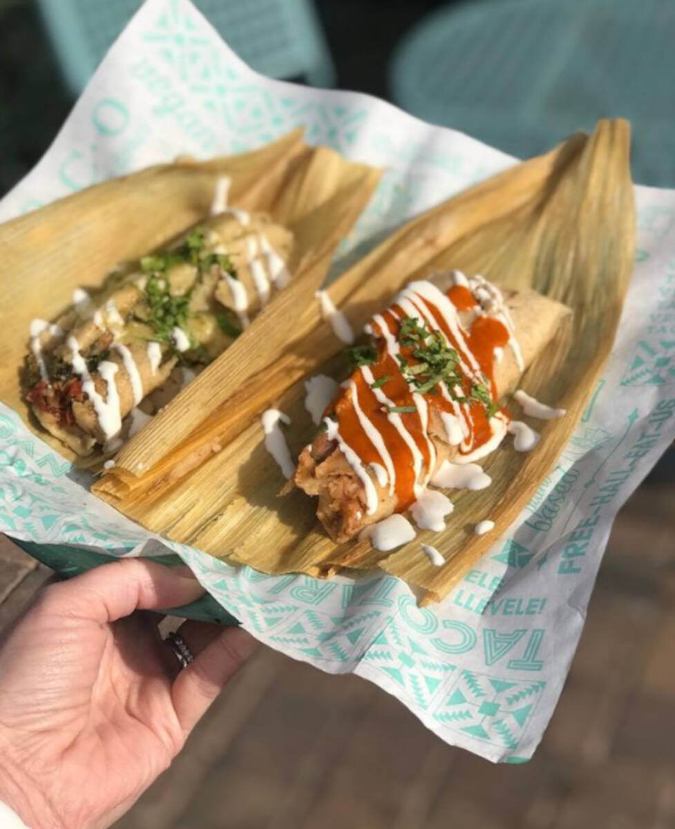 Tacotarian, the plant-based taqueria founded in Las Vegas, is offering tamales for Christmas 20 ...