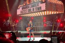 Miranda Lambert is shown during her "Velvet Rodeo" show on Wednesday, July 19, 2023. (John Kats ...