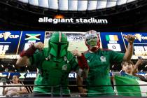 Mexico fans cheer for their team before a CONCACAF Gold Cup semifinal soccer match against Jama ...