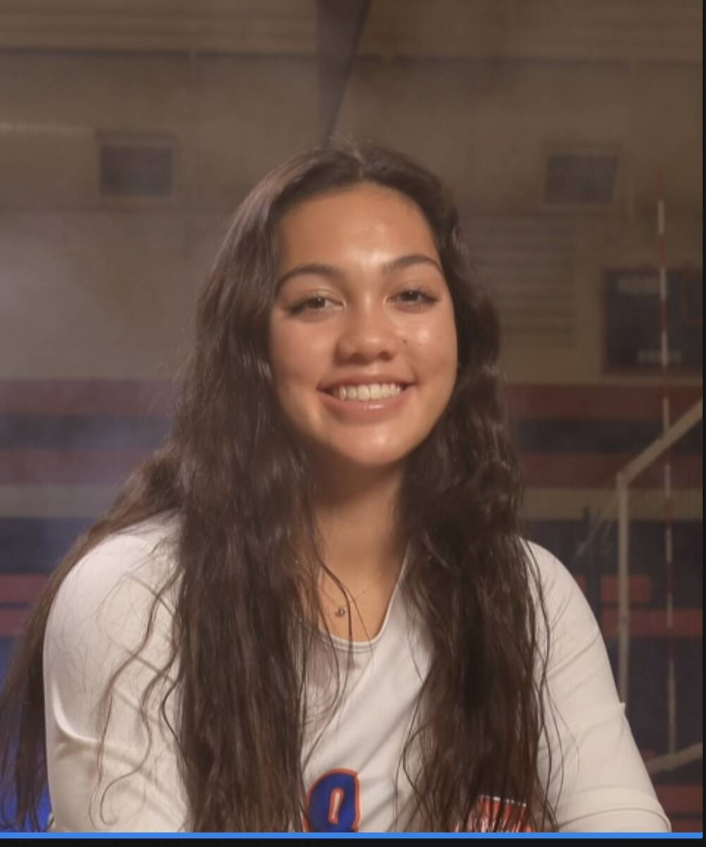Bishop Gorman's Tatum Thompson is a member of the Nevada Preps All-Southern Nevada girls volley ...