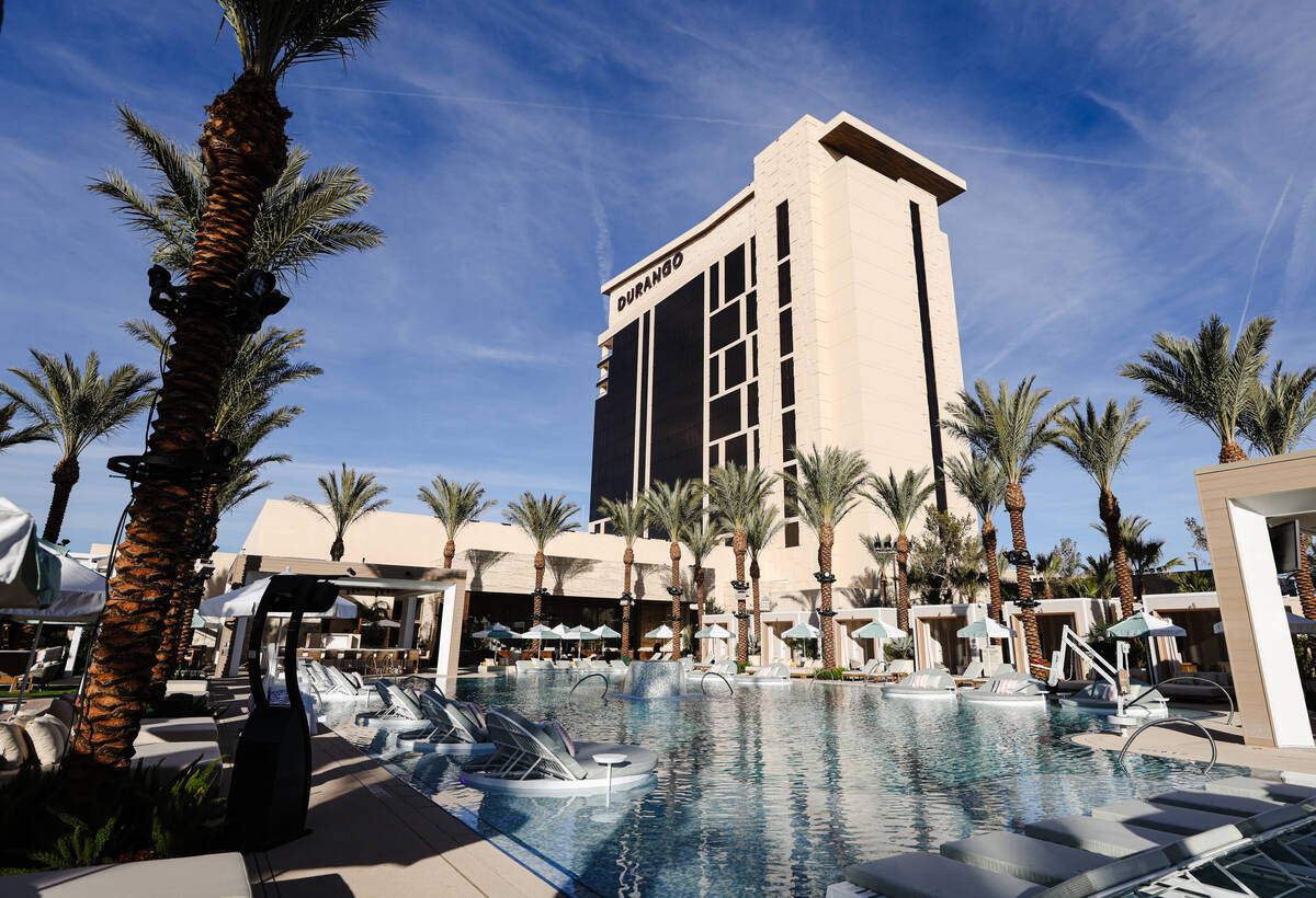 The pool at Durango Resort and Casino in Las Vegas, Monday, Dec. 4, 2023. (Rachel Aston/Las Veg ...