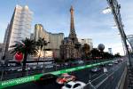 Las Vegas Grand Prix track, spectator zone dismantling work winding down