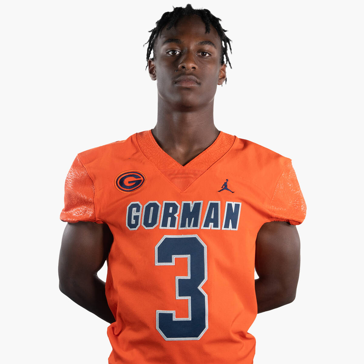 Bishop Gorman's Devon Rice is a member of the Nevada Preps All-Southern Nevada football team.