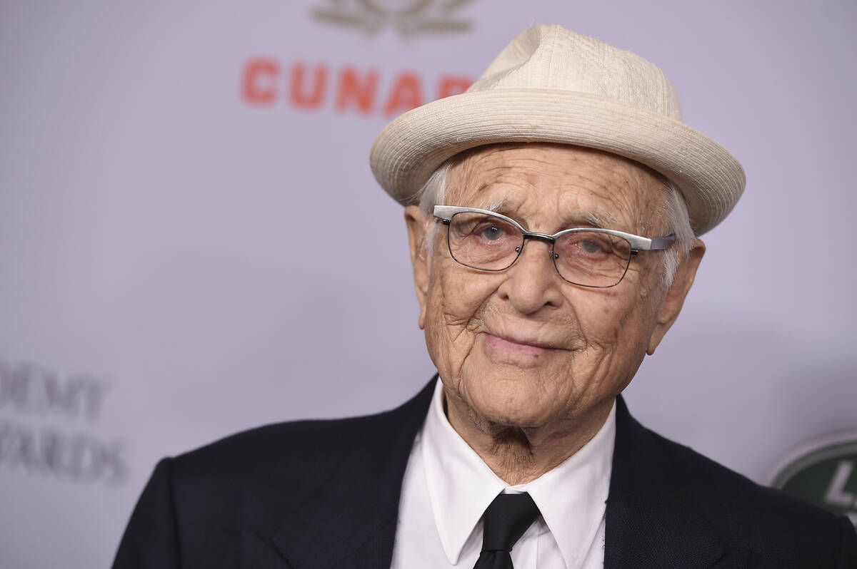 FILE - Norman Lear arrives at the BAFTA Los Angeles Britannia Awards at the Beverly Hilton Hote ...