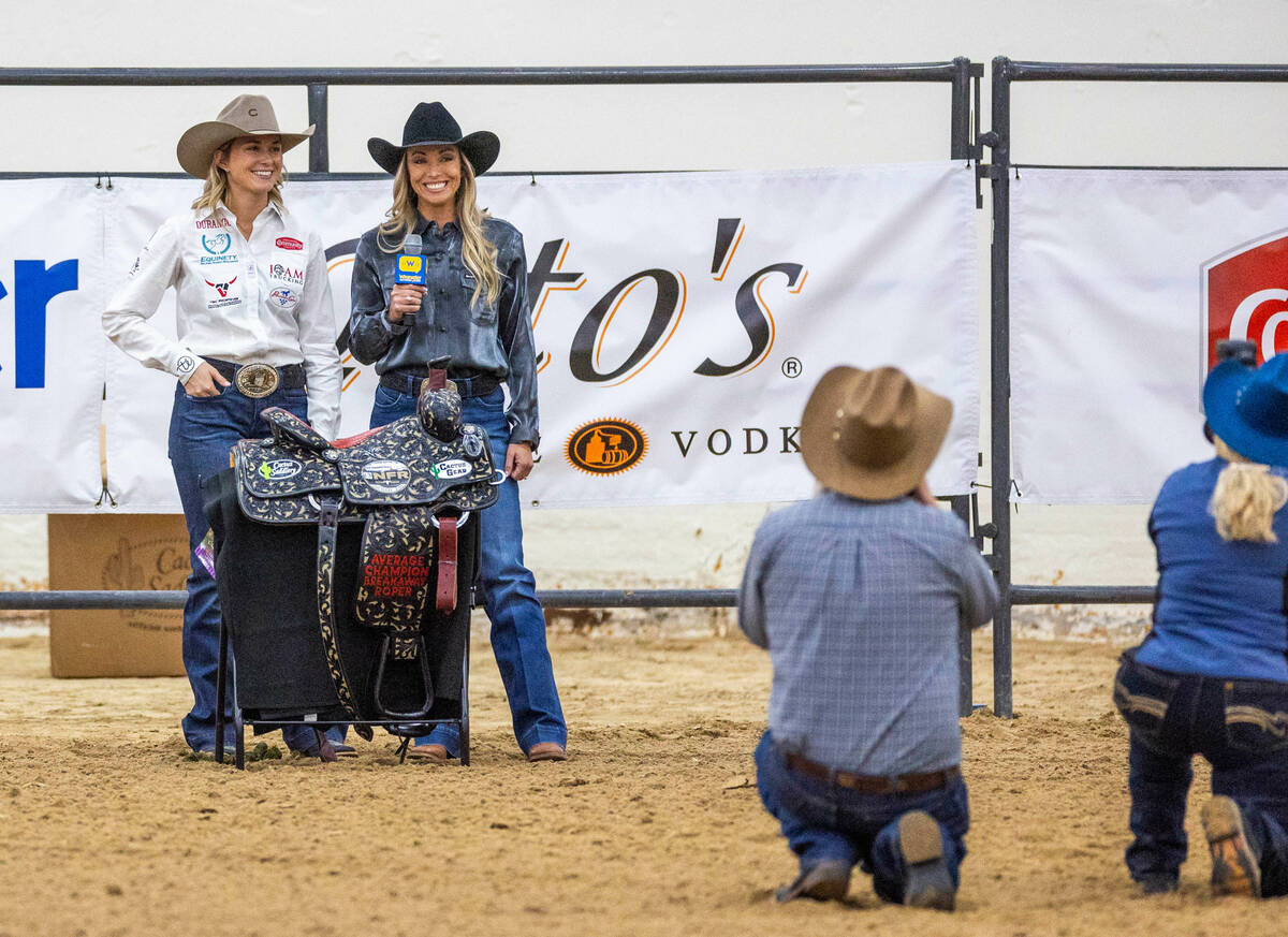 Shelby BoisjoliMeged wins National Finals Breakaway Roping title