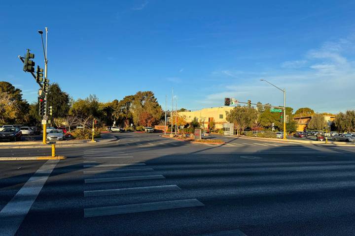 Maryland Parkway near the UNLV campus reopens for traffic Thursday, Dec. 7, 2023, in Las Vegas. ...
