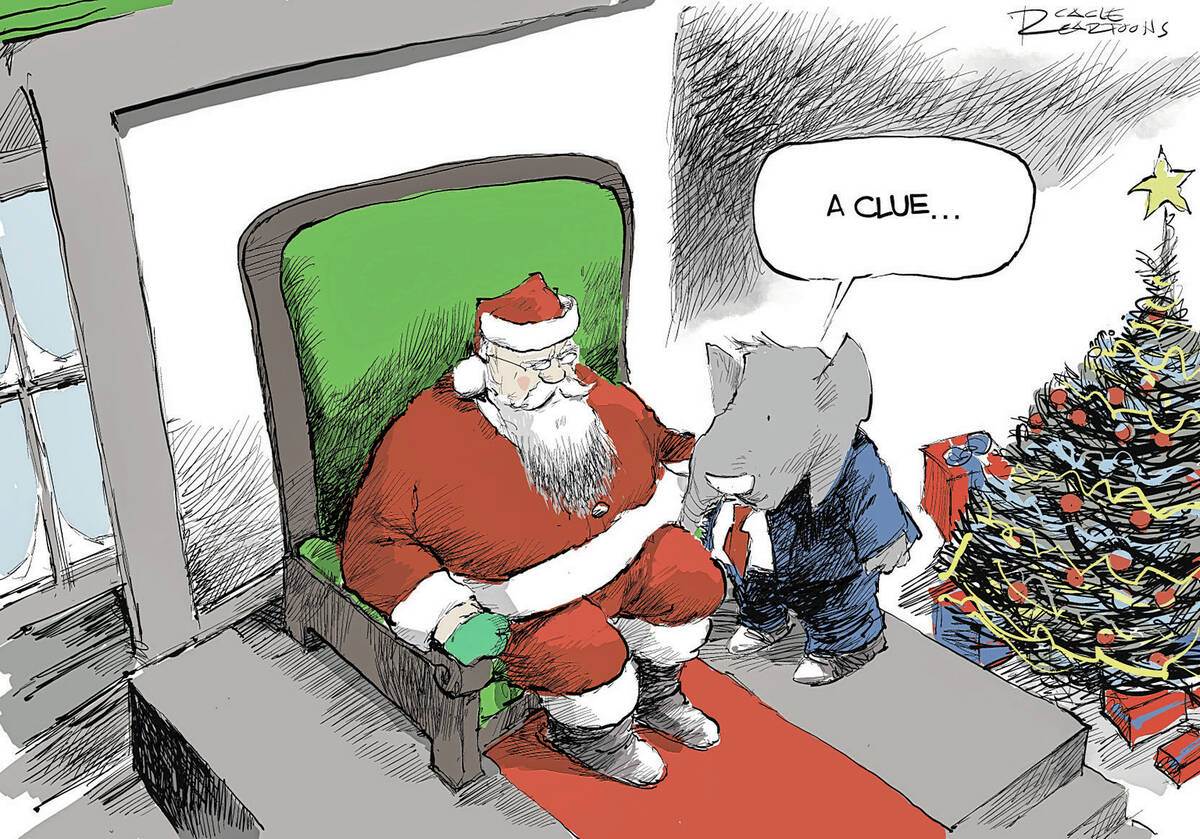 CARTOONS: What Republicans really want for Christmas