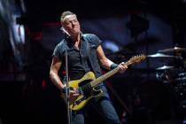 Bruce Springsteen and the E Street Band perform Friday, April 28, 2023, at the Olympic Stadium ...