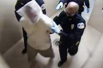 In June 2021, Henderson Detention Center officers strip-searched a man under suicide watch, wra ...