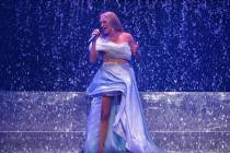 Carrie Underwood performing in her "Reflection" residency at the Resorts World Theatr ...