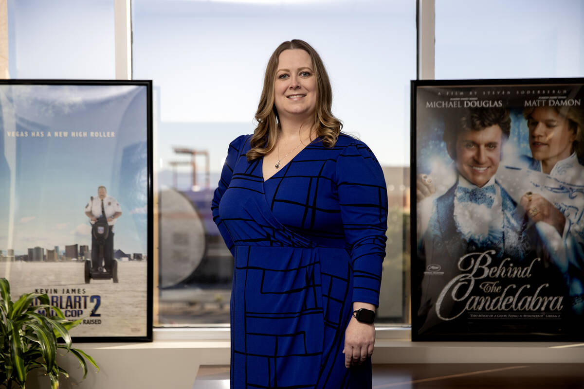 Kim Spurgeon, director of the Nevada Film Office, at the Grant Sawyer Building on Tuesday, Dec. ...