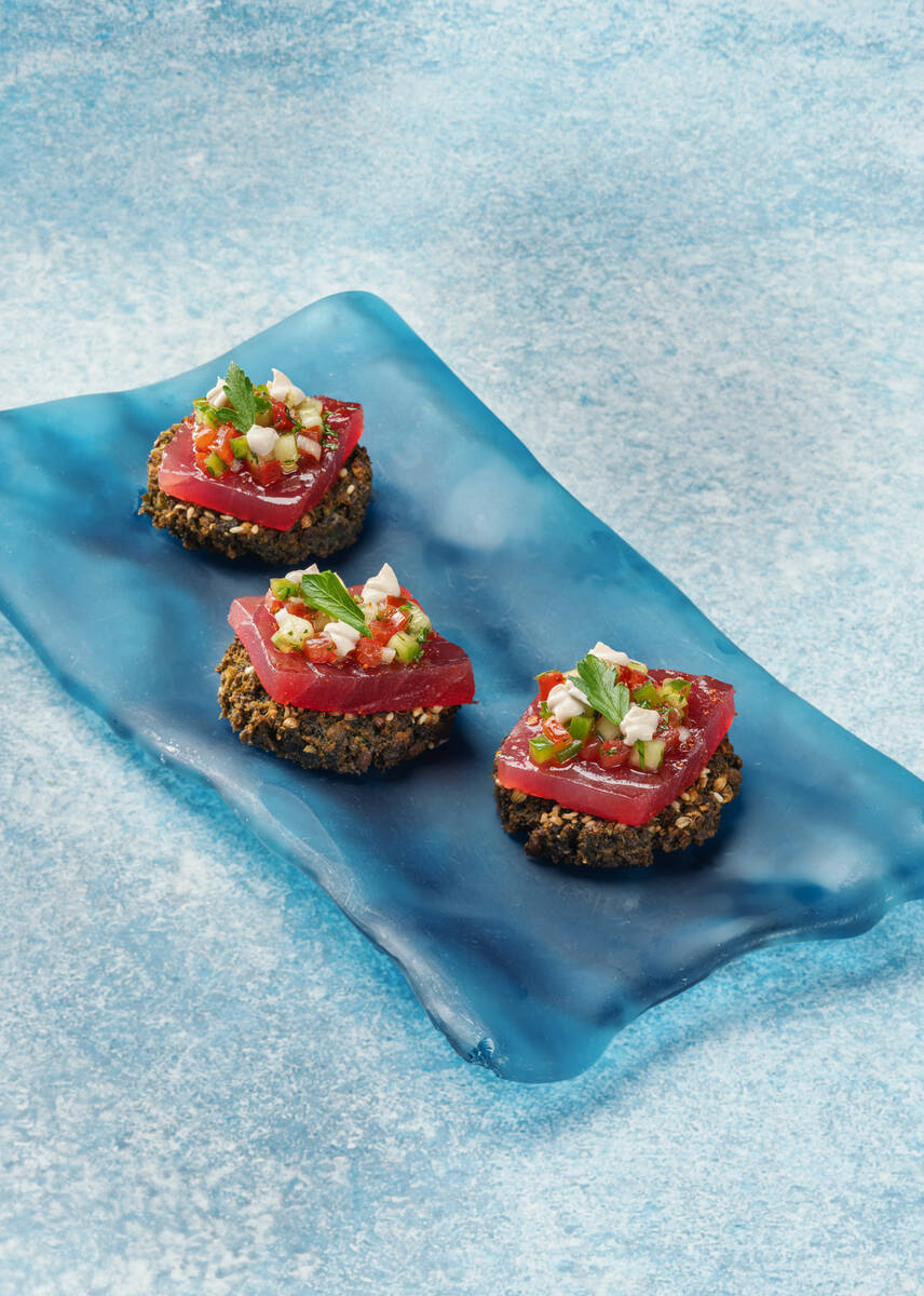 Urfa chili pepper-dusted bigeye tuna from Orla, the restaurant from James Beard Award-winning c ...