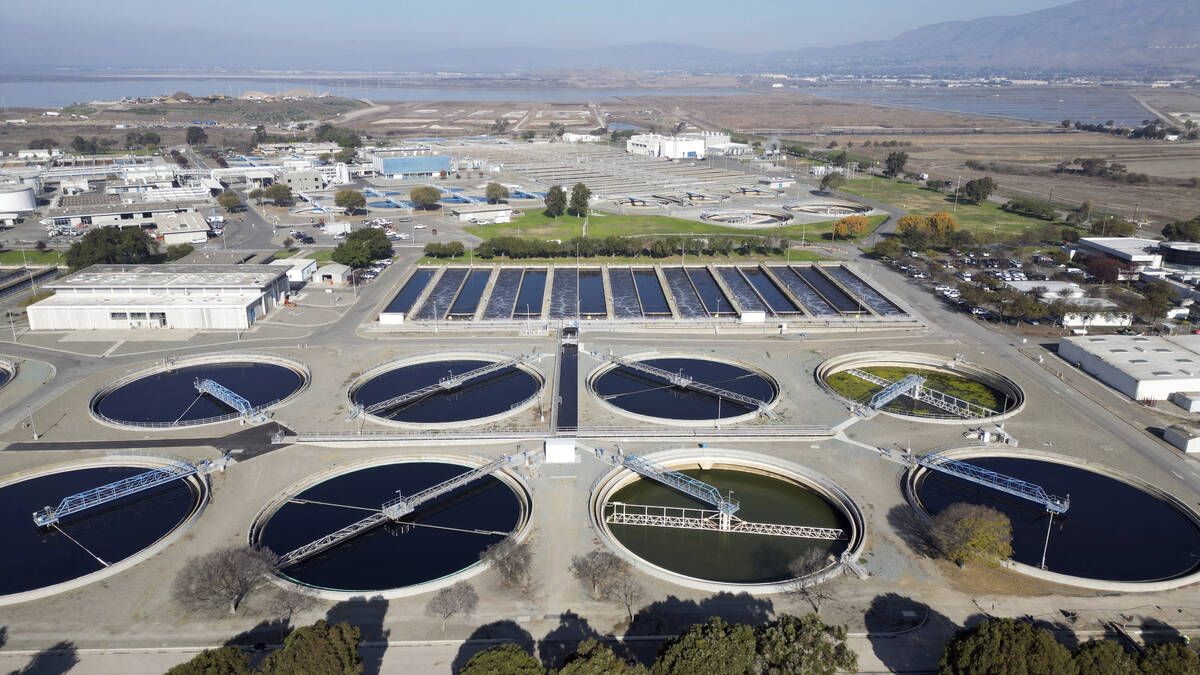 The San Jose-Santa Clara Regional wastewater facility is seen, Wednesday, Dec. 13, 2023, in San ...