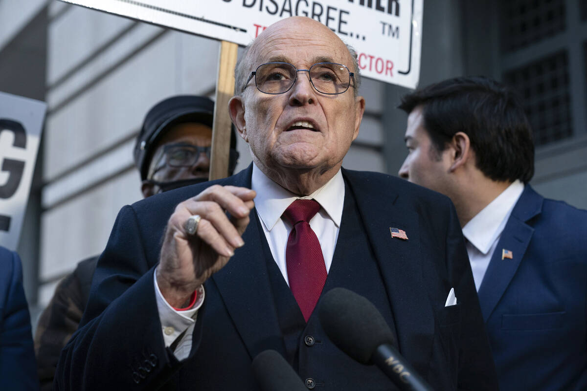 After $148M ruling, Rudy Giuliani files for bankruptcy