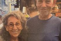 Gad Haggai and Judih Lynne Weinstein, kidnapped by Hamas on October 7, 2023. Around 150 members ...