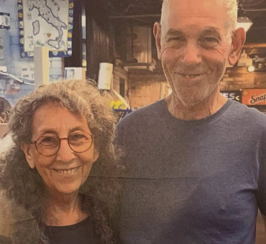 Gad Haggai and Judih Lynne Weinstein, kidnapped by Hamas on October 7, 2023. Around 150 members ...
