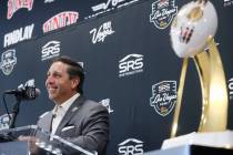 Las Vegas Bowl Executive Director John Saccenti announces that the Las Vegas Bowl will feature ...
