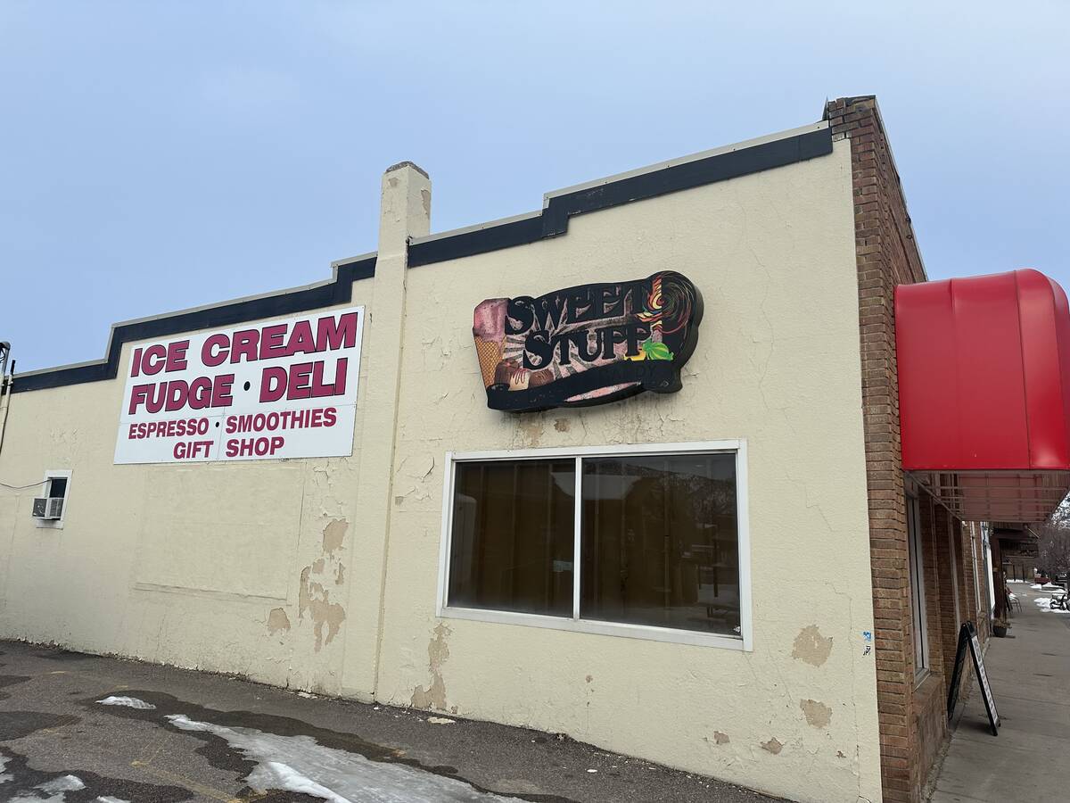 Sweets Stuff ice cream shop in Lava Hot Springs, Idaho is shown on Thursday, Dec. 21, 2023. (Jo ...