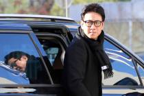 Actor Lee Sun-kyun gets off a car upon his arrival at the Incheon Metropolitan Police in Incheo ...