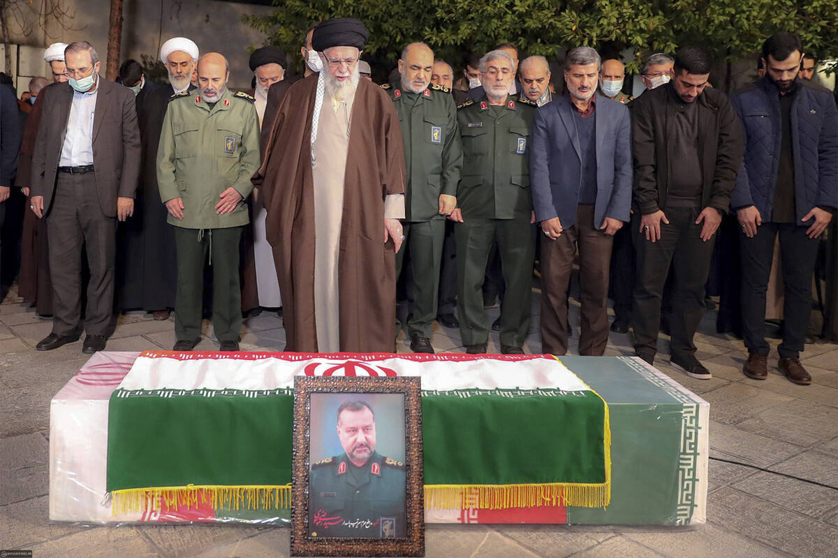Iran holds funeral for a general who was killed by an alleged Israeli airstrike in Syria