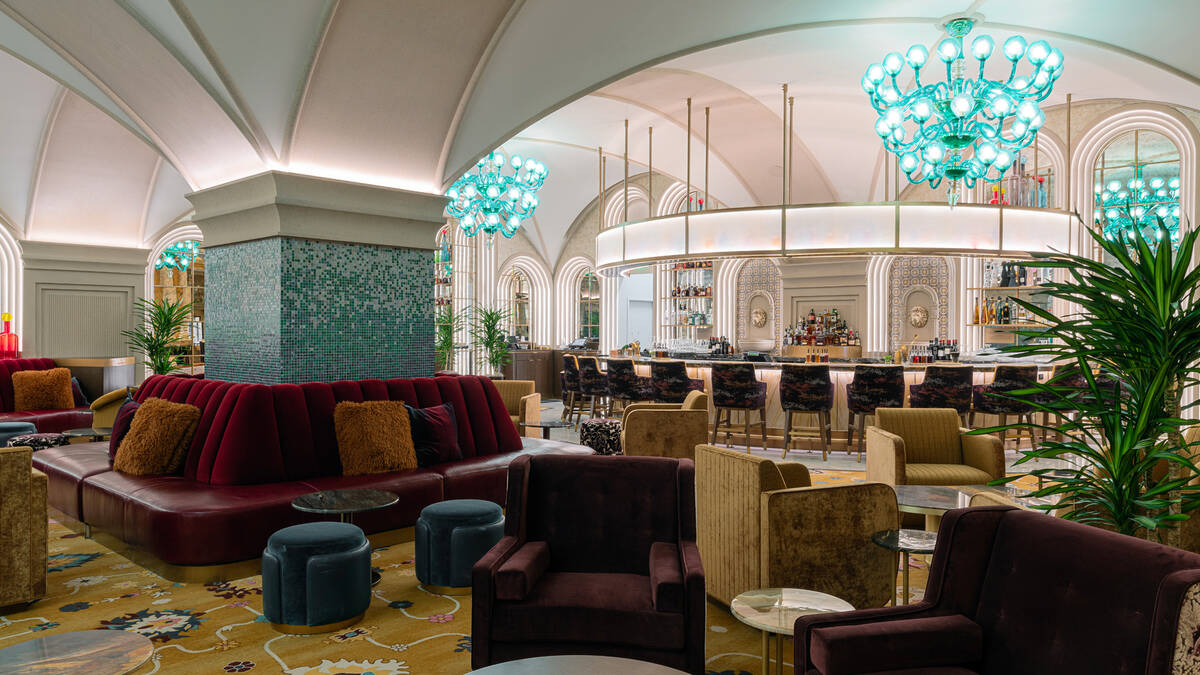 An image of Sala 118, a new bar and lounge in the lobby of The Venetian on the Las Vegas Strip. ...