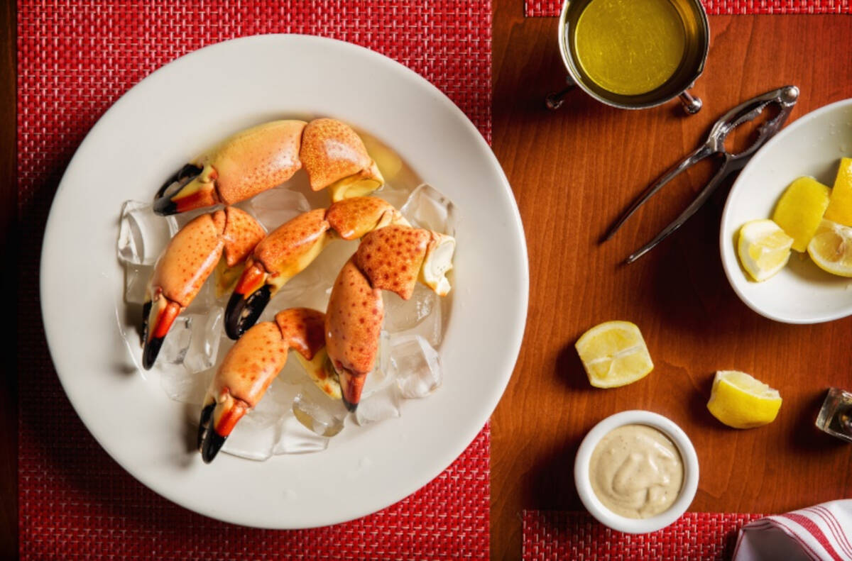 Siegel's 1941 in the El Cortez in downtown Las Vegas is again offering Florida stone-crab claws ...