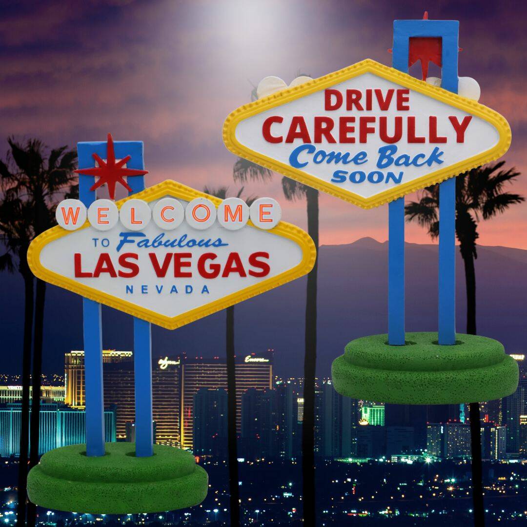 The landmark “Welcome To Fabulous Las Vegas” sign is now a bobbelhead. (Bobblehead Hall of ...