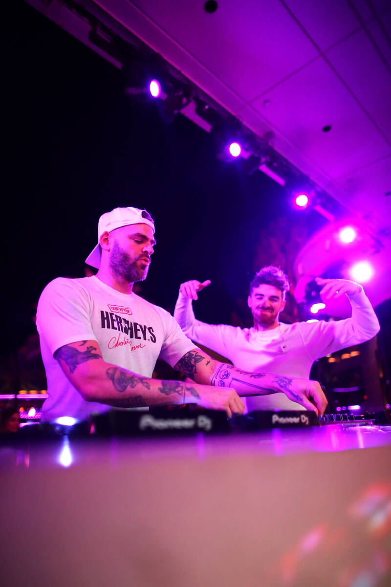 The Chainsmokers perform to a sold-out Crowd at XS Nightclub at Wynn Las Vegas. (Danny Mahoney)
