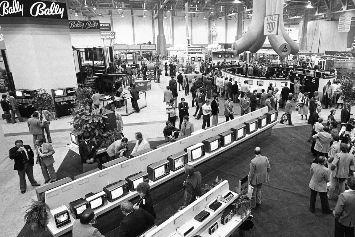The 2nd International CES show is seen January 7, 1979, at the Las Vegas Convention Center in L ...