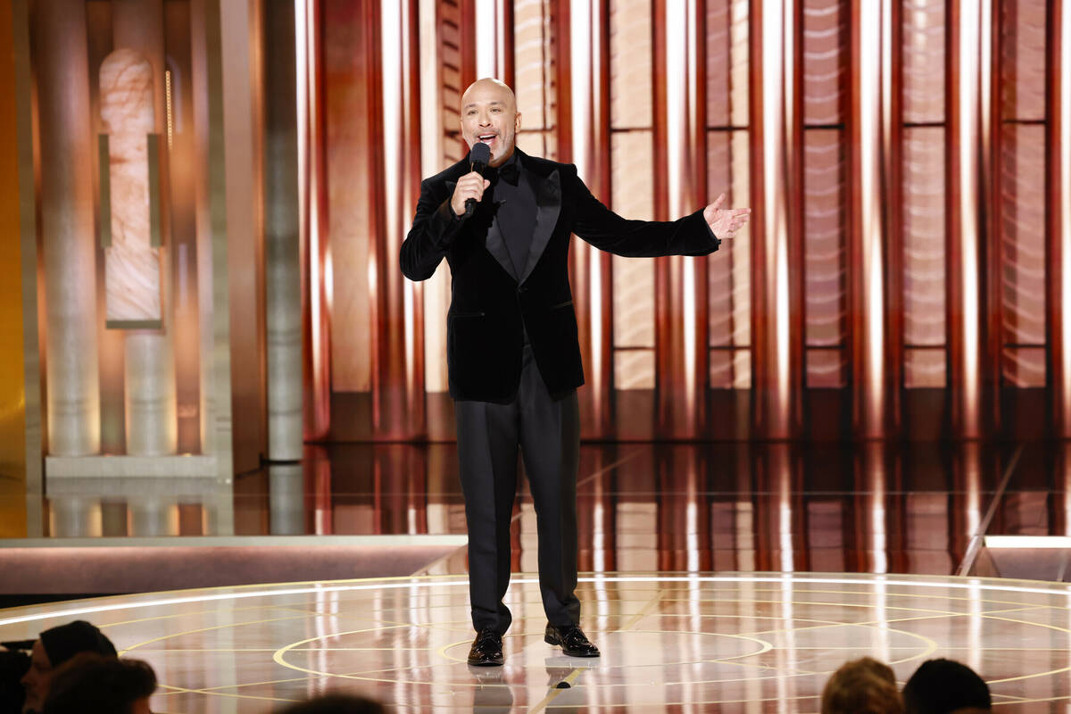 This image released by CBS shows host Jo Koy during the 81st Annual Golden Globe Awards in Beve ...