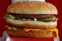 A Big Mac at a McDonald's restaurant. (The Associates Press)