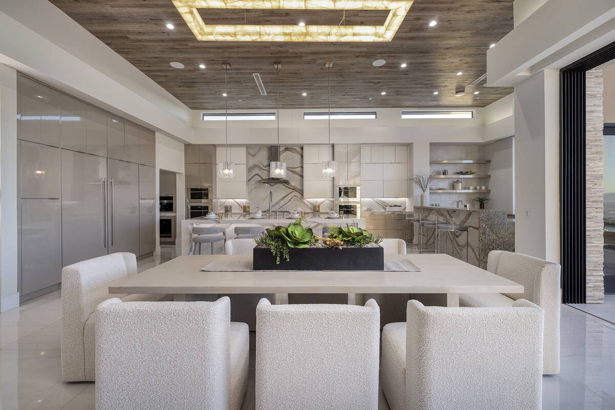 The dining area. (Douglas Elliman of Nevada)