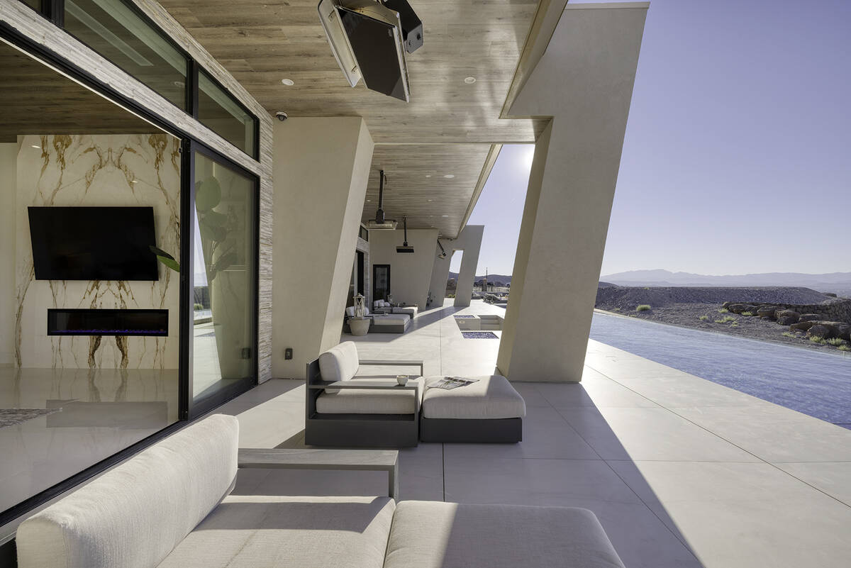 The patio. (Douglas Elliman of Nevada)