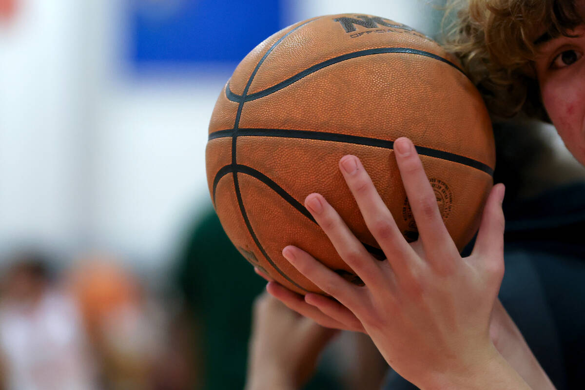 A Mojave player looks away from the court after Coronado stole the ball during the second half ...