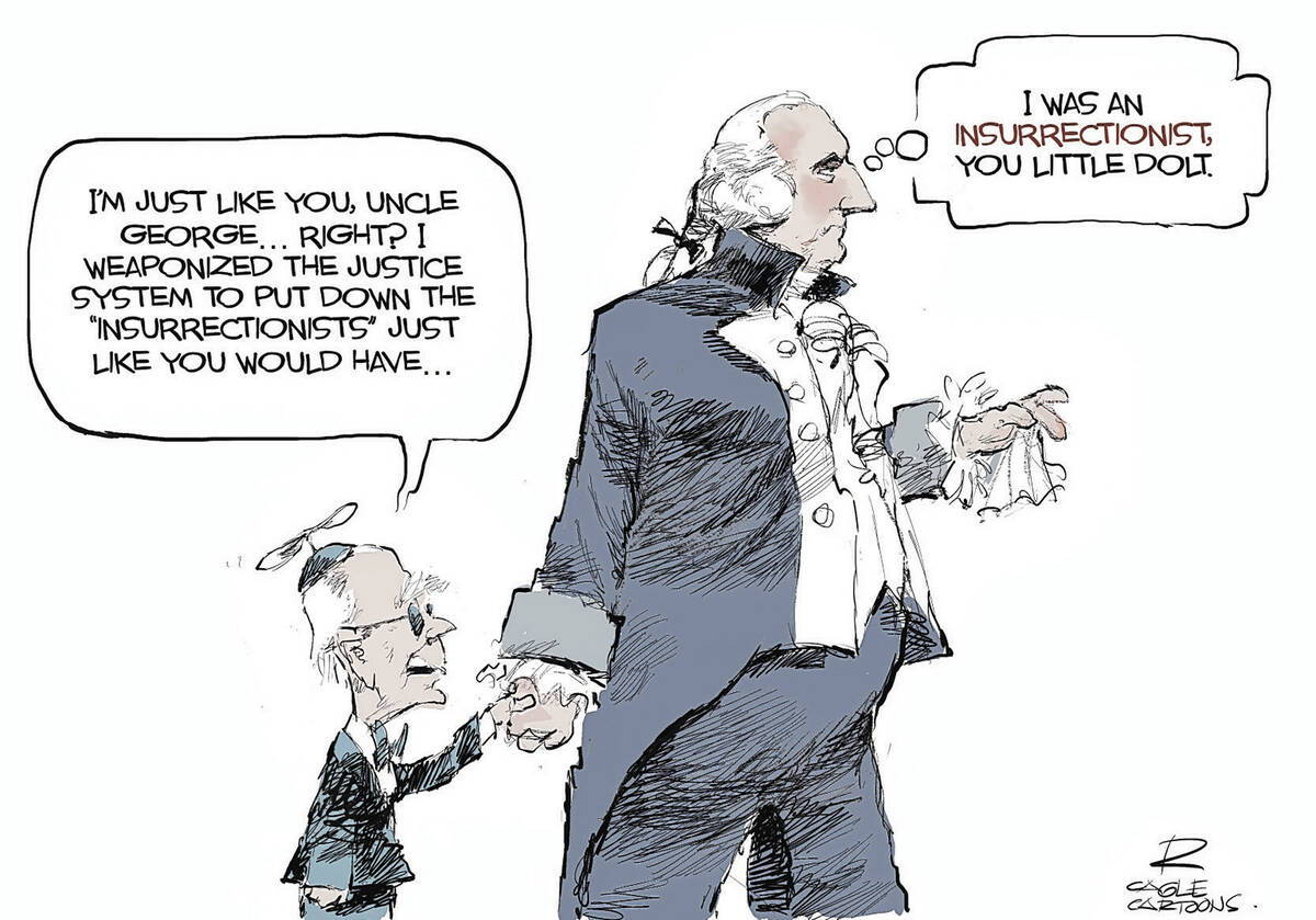 CARTOONS: What George Washington really thinks of Biden