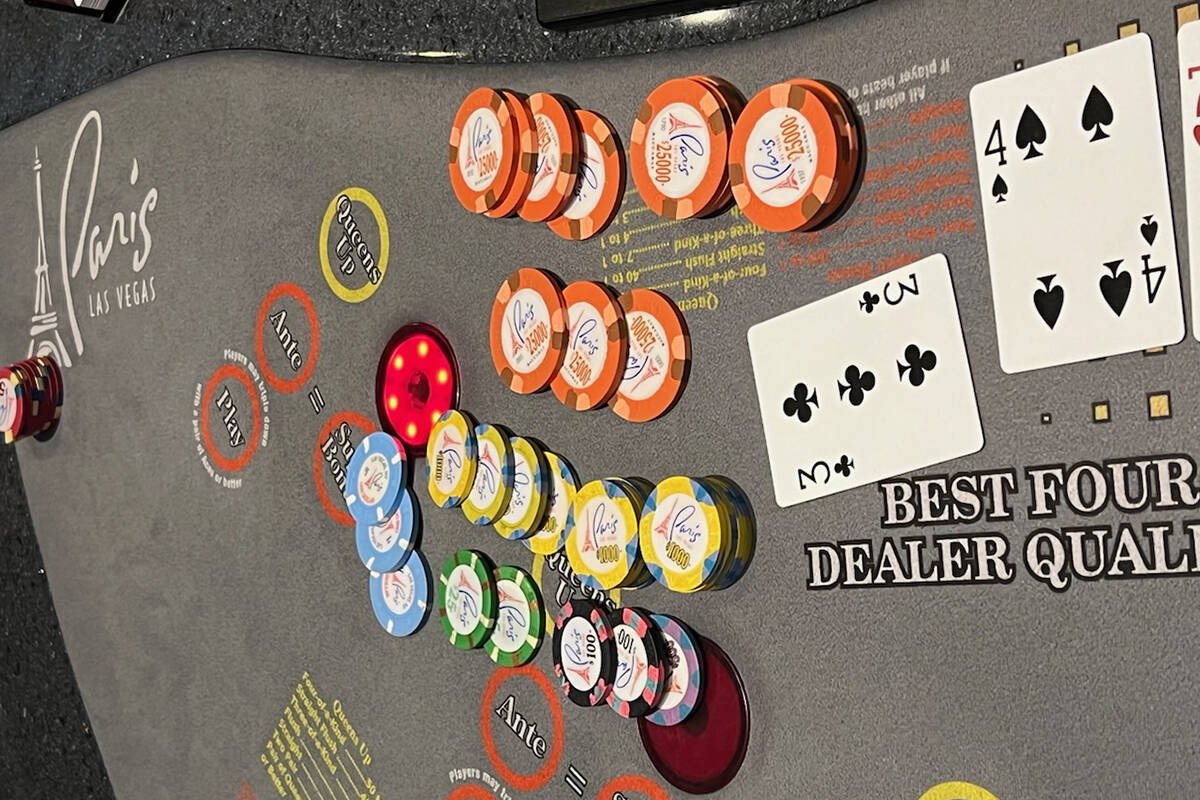 $389K table game jackpot hits at Las Vegas Strip casino
