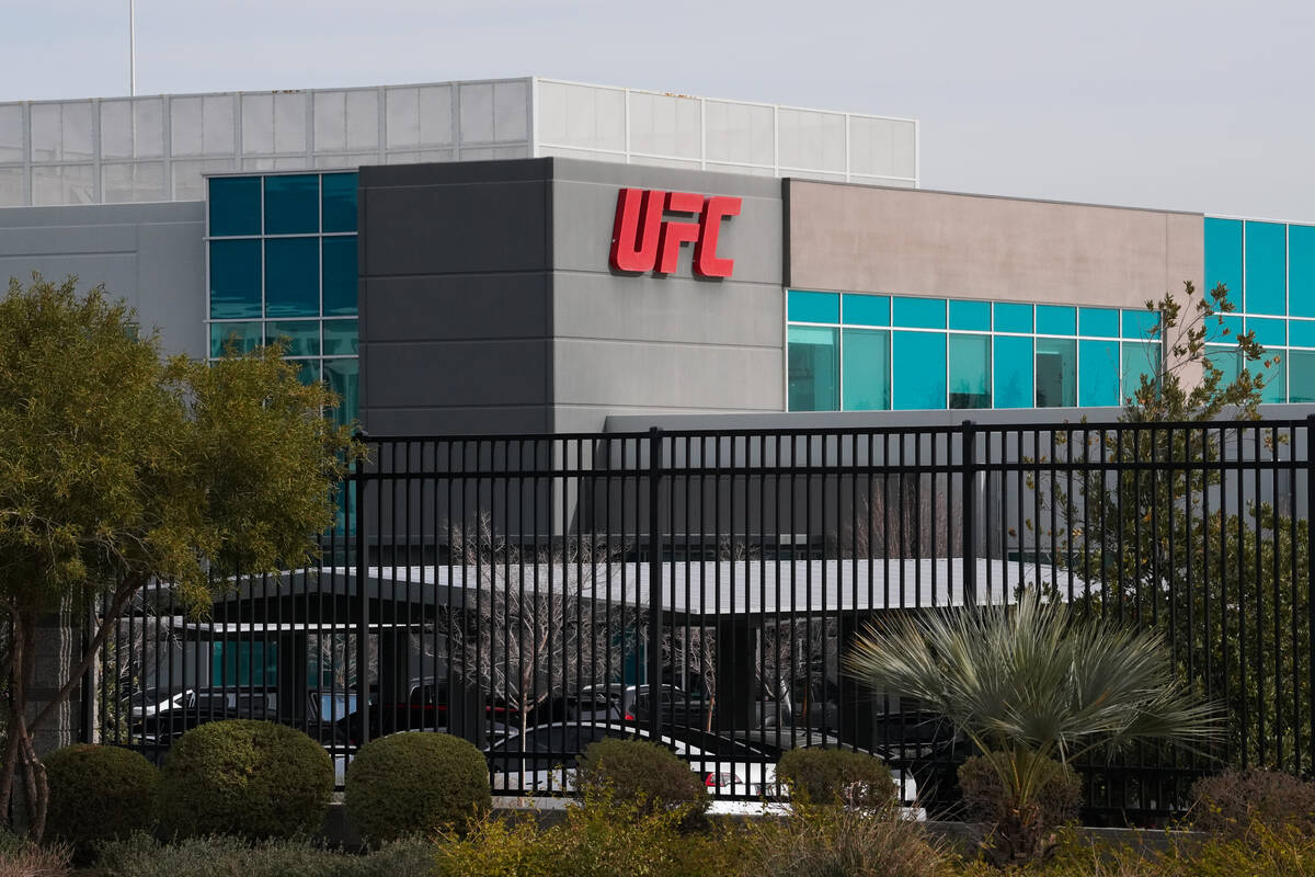 The UFC headquarters as seen on Friday, Jan. 12, 2024, in Las Vegas (Daniel Pearson/Las Vegas R ...