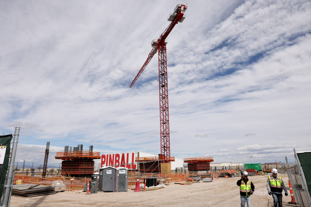 Dream Las Vegas, a hotel-casino project on the south Strip, is seen Monday, March 20, 2023. At ...
