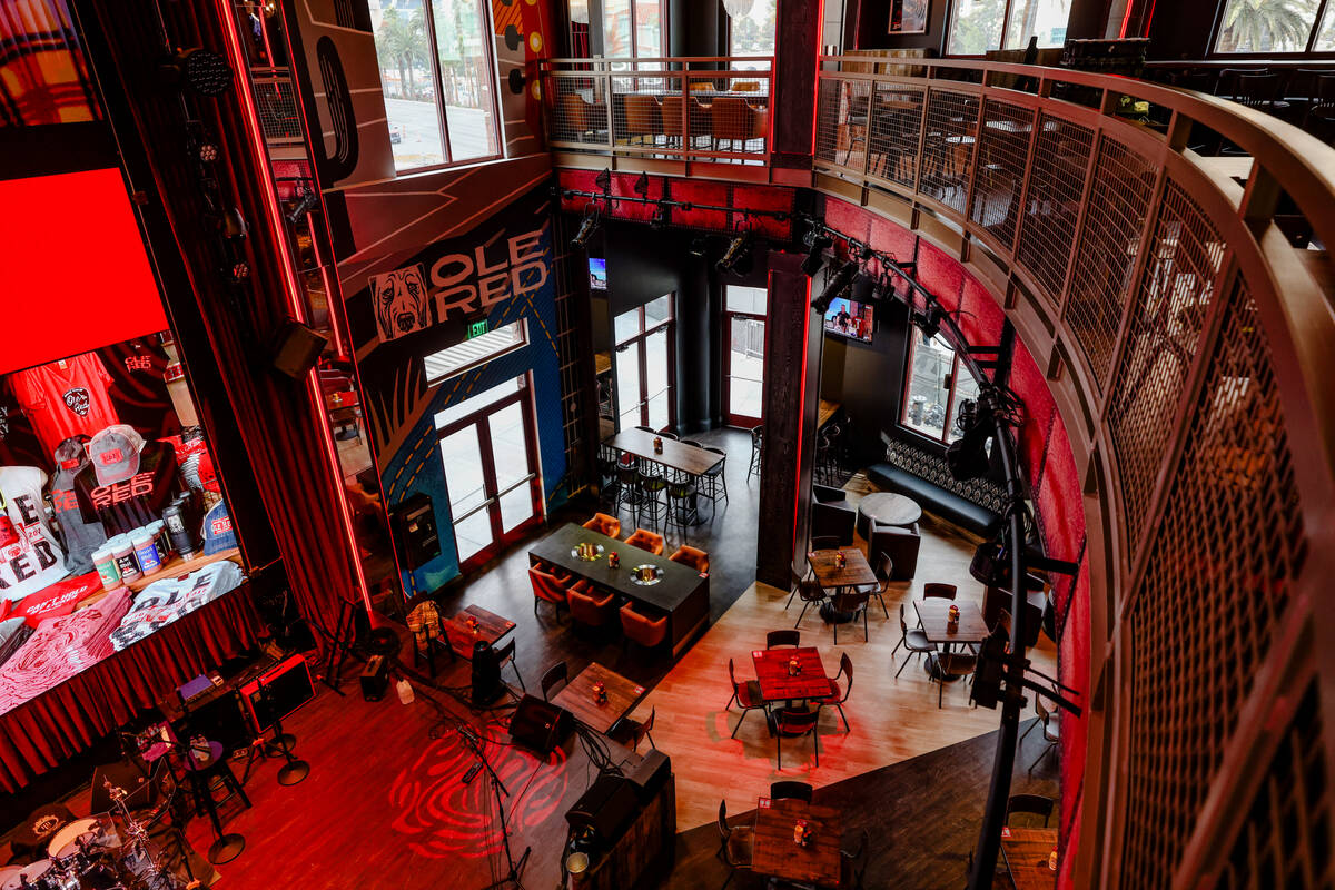 Ole Red Las Vegas, a restaurant, bar and live music venue by country musician Blake Shelton and ...