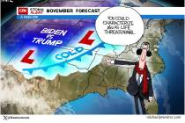 “Cloudy with a 100 percent chance of foreboding.”