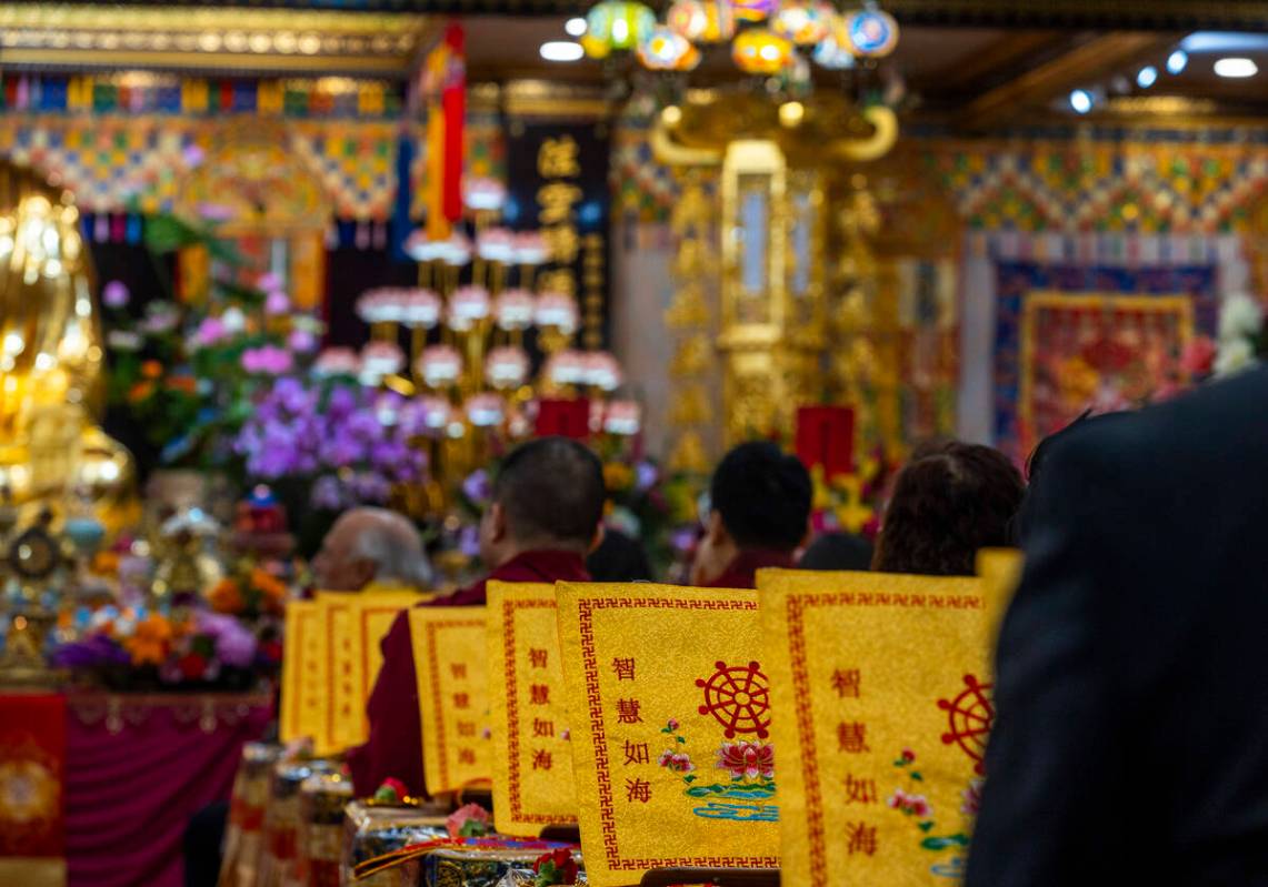 Colorful decorations are present everywhere during the opening ceremony of the Benevolence Temp ...