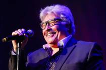 Tony Orlando accepts the Mohegan Sun Arena Casino of the Year award at the 13th Annual ACM Hono ...