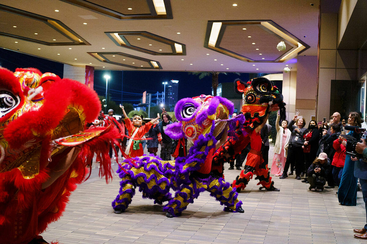 Four Station Casinos properties are hosting traditional dragon dances to celebrate the Lunar Ne ...