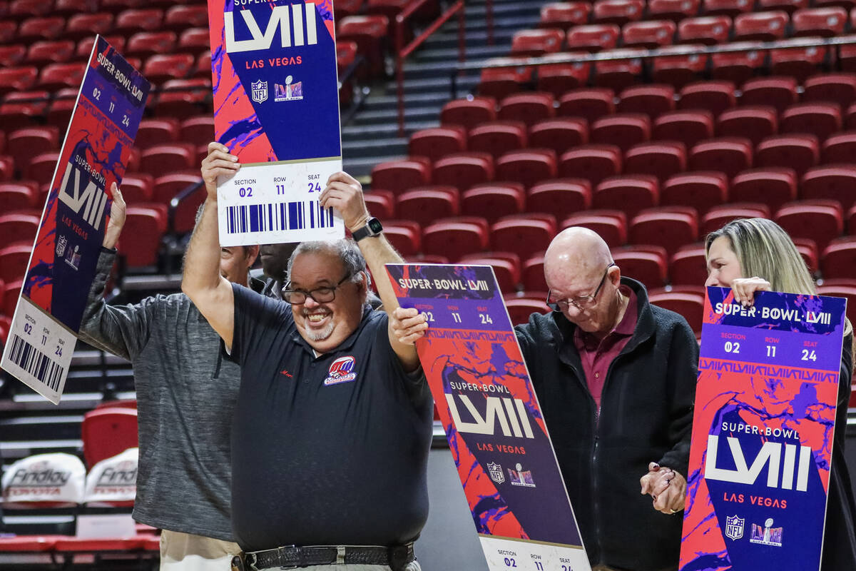 Mario Berlanga, owner of Mario's Westside Market, is donated tickets to Super Bowl LVIII by the ...