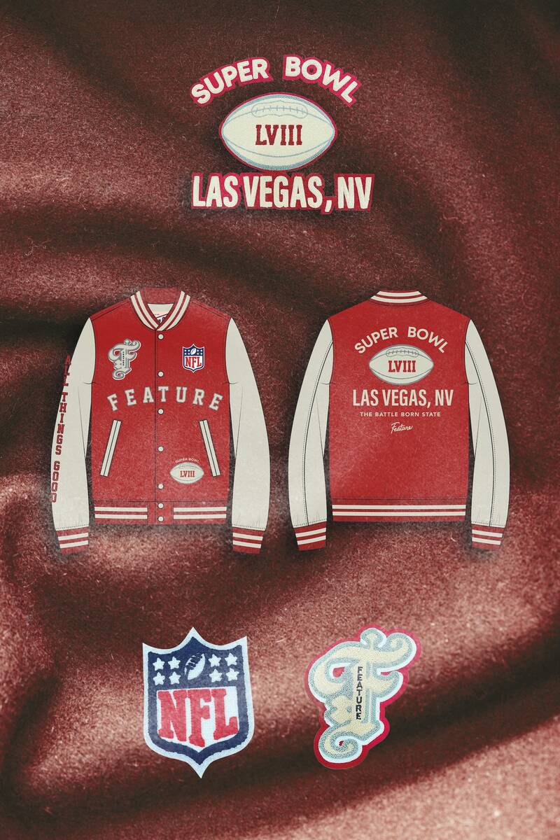 A jacket designed by the Las Vegas boutique apparel company FEATURE for the Origins: an NFL col ...