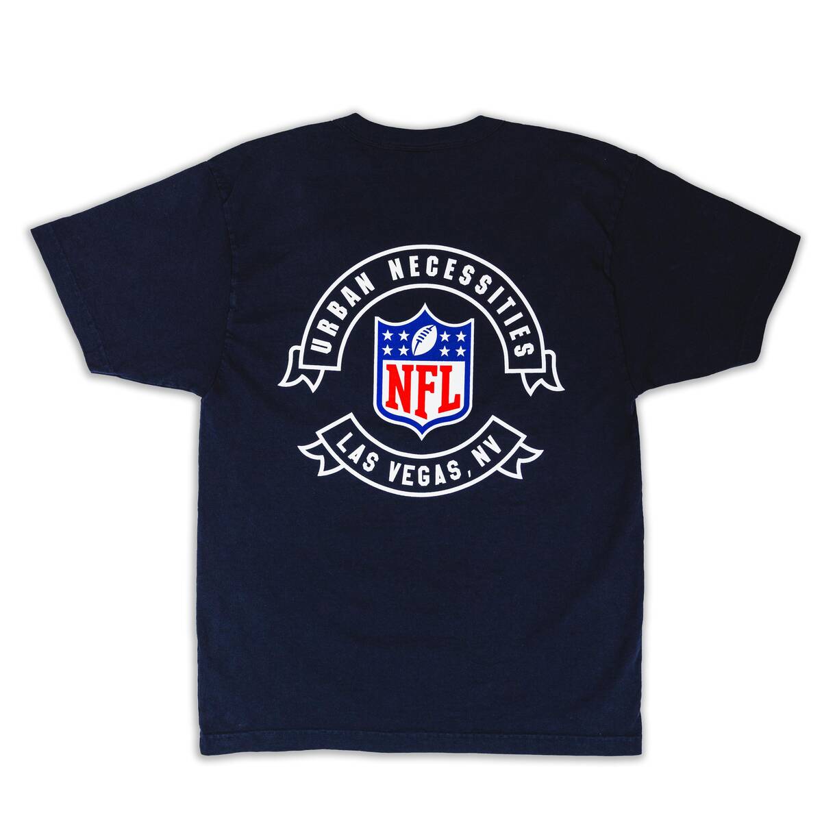A T-shirt designed by the Las Vegas based Urban Necessities for the Origins: an NFL collection ...